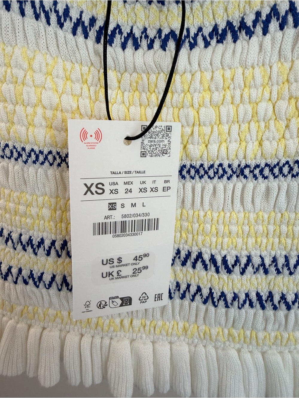 Zara Ruffle Knit Tank Top - Picture 5 of 7
